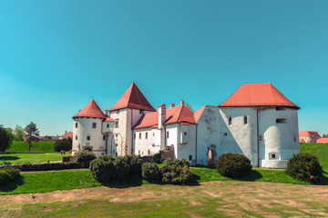 Fototapeta na wymiar Old city castle in Varazdin, Croatia