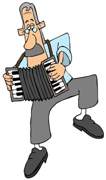 Male Accordion Player