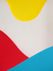 art colorful wall design minimalism style