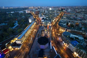 Fototapeten Berlin Panorama-city West, Deutschland © travelguide