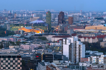 Fototapeta na wymiar Berlin Panorama-city West, Deutschland