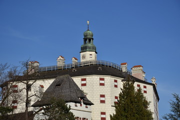 Schloss, Ambras, Schloss Ambras, Amras, Innsbruck, Landeshauptstadt, Tirol, Österreich, Burg,...