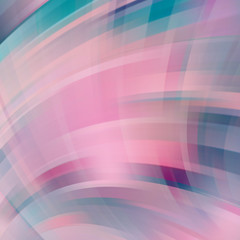 Vector illustration of abstract background with blurred light curved lines. Vector illustration. Pink, blue colors.