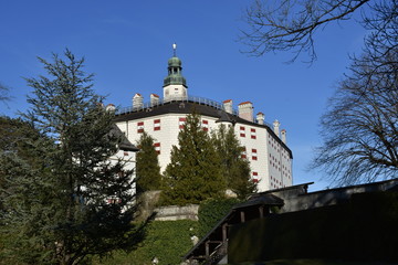 Schloss, Ambras, Schloss Ambras, Amras, Innsbruck, Landeshauptstadt, Tirol, Österreich, Burg,...
