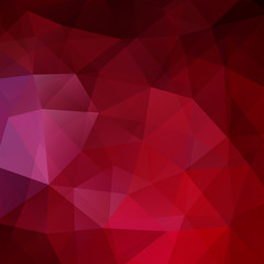 Background of geometric shapes. Red mosaic pattern. Vector EPS 10. Vector illustration
