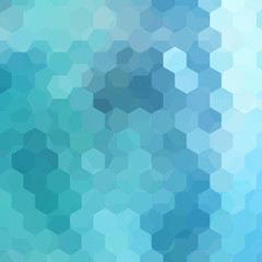 Fototapeta na wymiar Background of geometric shapes. Blue mosaic pattern. Vector EPS 10. Vector illustration