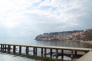 Obraz premium Ohrid lake in Macedonia