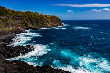 Obraz premium Die Azoren aus der Luft - Sao Miguel Landschaften, Strand, Küste und mehr mit DJI Mavic 2 Drohne