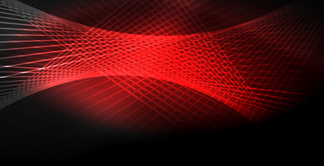 Obraz premium Neon color abstract lines