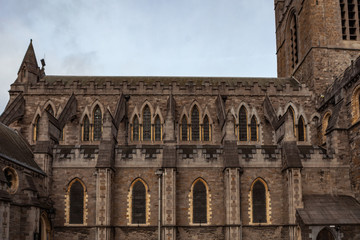 Dublin, Ireland – March 2019. Cathedral Church of the Holy Trinity,  Roman Catholic  Christ...