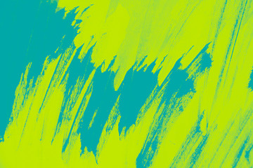 yellow blue paint brush strokes background 