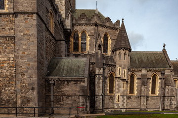 Dublin, Ireland – March 2019. Cathedral Church of the Holy Trinity,  Roman Catholic  Christ...