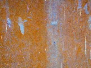 Rusted iron surface.