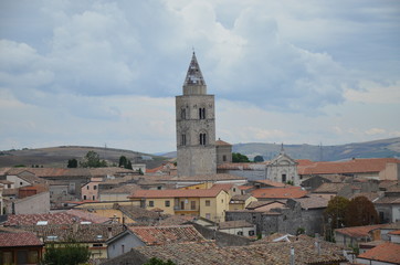 Fototapeta na wymiar The town of Melfi in southern Italy