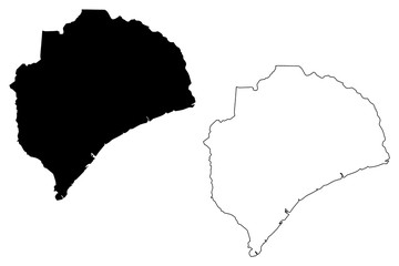 Zambezia Province (Provinces of Mozambique, Republic of Mozambique) map vector illustration, scribble sketch Zambezia map