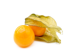  Healthy Cape Gooseberry (Physalis) isolated on white background