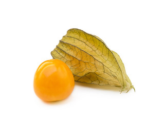  Healthy Cape Gooseberry (Physalis) isolated on white background