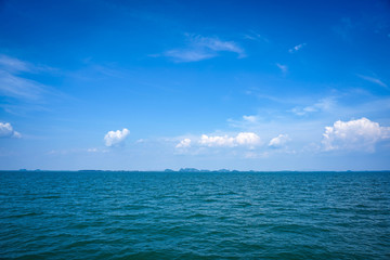 Obraz premium beautiful seascape sky ocean landscape of nature