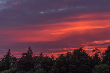 Sonnenuntergang über Boltenhagen