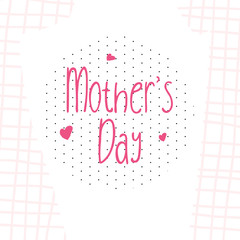 Mother's day greeting card brush paint background. - 264420915