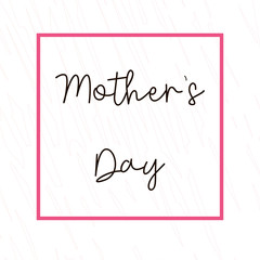 Mother's day greeting card brush paint background. - 264420951