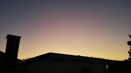 atardecer