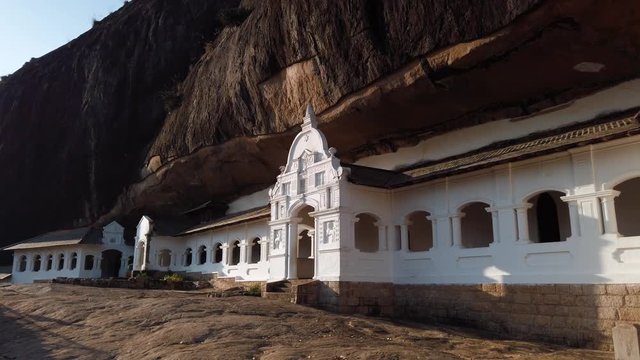 Dambulla buddhist cave temple in Sri Lanka