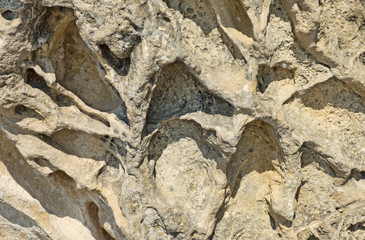 Natural background - unusual rock surface