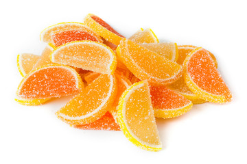 Obraz na płótnie Canvas Sweet fruit lemon marmalade