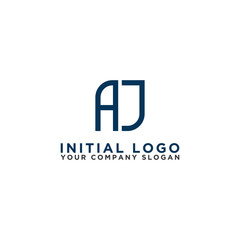 Letter AJ Initial icon / Monogram.- Vector inspiration logo design - Vector