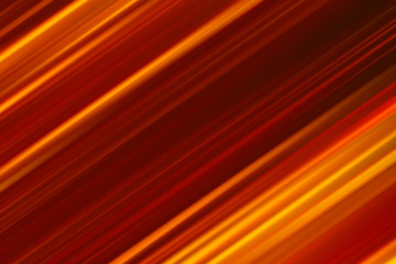 Abstract motion blur orange background. Sci-fi glowing lines.