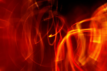 Abstract motion blur background. Sci-fi glowing lines.