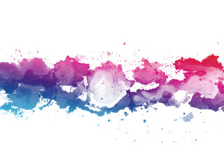 Colorful  watercolor splash texture background isolated. Hand-drawn blob, spot. Watercolor effects. abstract background.
