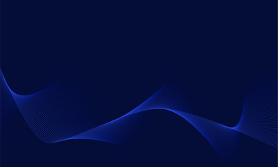 blue abstract wave background vector graphic