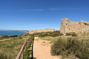Naklejka premium Fortress Almadena o Baca del Rio, Algarve, Portugal