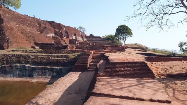 Sigiriya ancient rock fortress in Sri Lanka