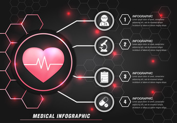 Modern Medical Info graphic Template