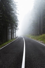 Foggy Mountain Roads of Italy