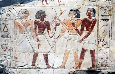 bas-relief in Egyptian Museum
