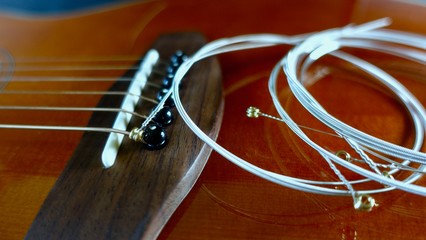 strings and guitar . 