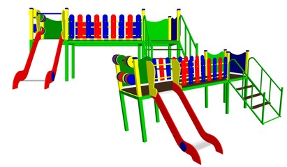 Children's playground vector