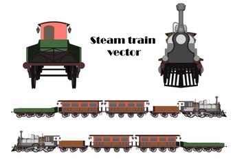 vector illustration of a train