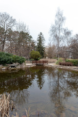 Fototapeta na wymiar Japanese garden in Siofok