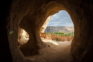 Cappadocia, Turkey - Valley with rock formations / rock city 
