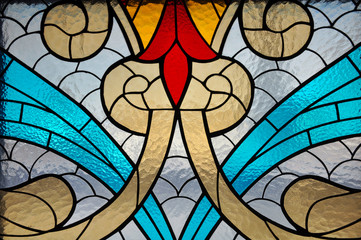 Colored glass texture, stained glass
