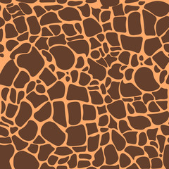 Obraz premium giraffe texture pattern seamless repeating brown burgundy white