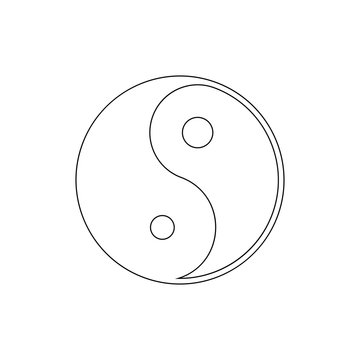 recommend clip art: religion symbol, yin yang outline icon. Element of religion symbol illustration. Signs and symbols icon can be used for web, logo, mobile app, UI, UX