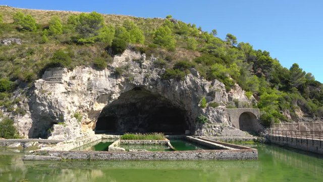 Tiberio's Villa, roman ruins near Sperlonga, Latina province, Lazio, central Italy.