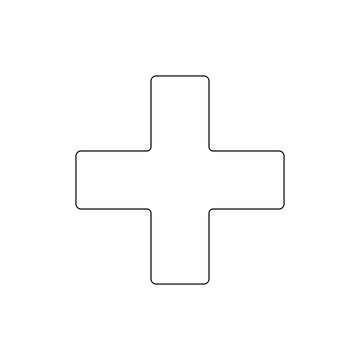 recommend clip art: religion symbol, Greek cross outline icon. Element of religion symbol illustration. Signs and symbols icon can be used for web, logo, mobile app, UI, UX