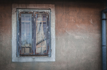 Window on an old house